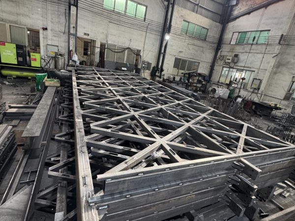 Curtain Wall Steel Structure Frame for Nigeria Glass Facade Project