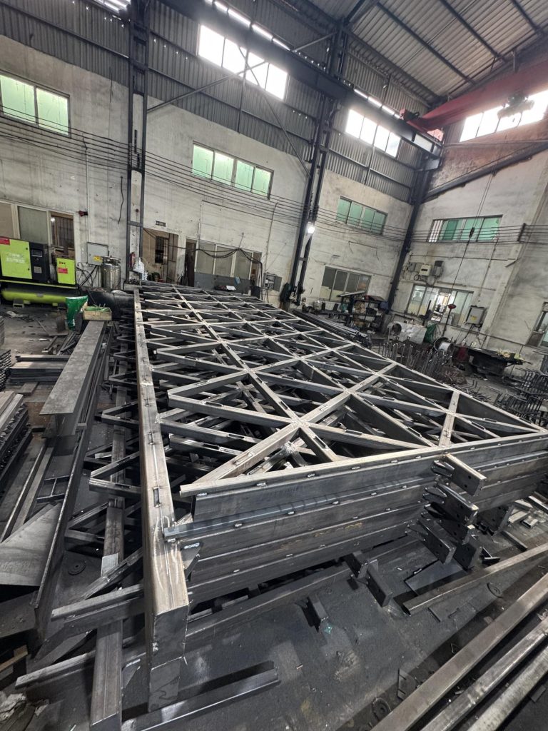 Curtain Wall Steel Structure Frame for Nigeria Glass Facade Project