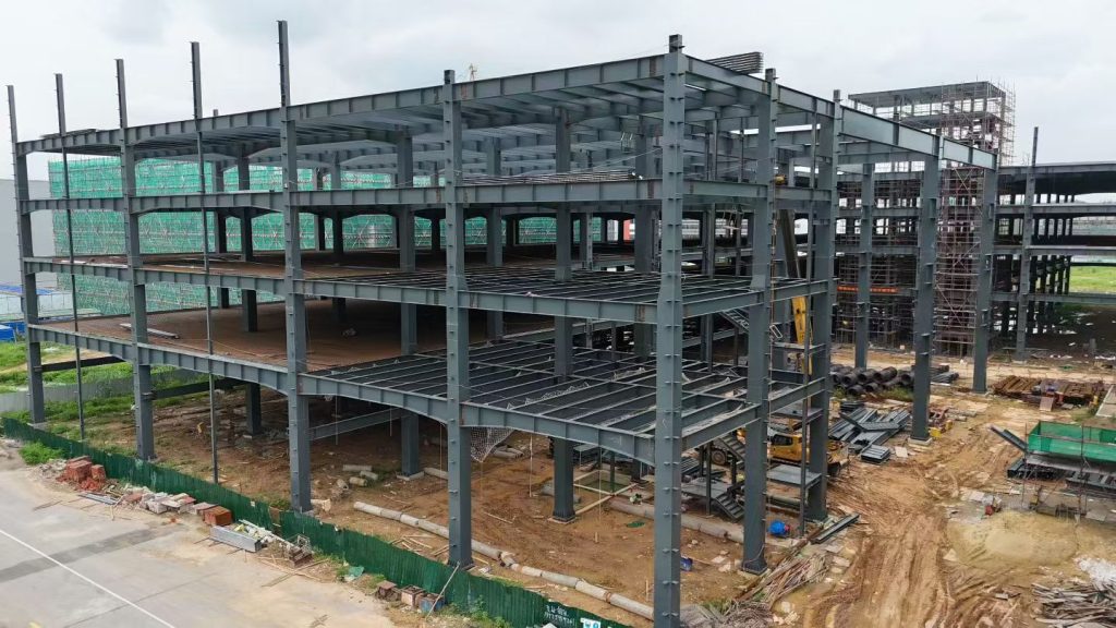 Multi-Story Prefabricated Steel Structure Factory Building