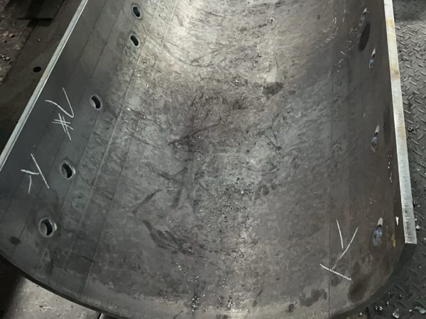 Large Arc Embedded Plate for Steel Structure Column Connection