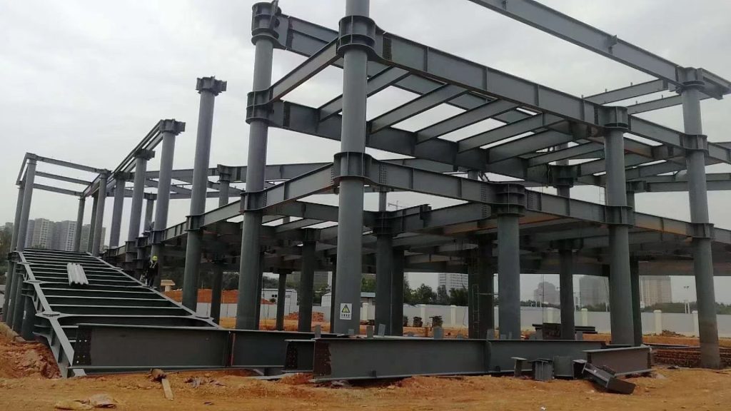 Heavy Load Steel Structure Frame For Large Industrial Projects