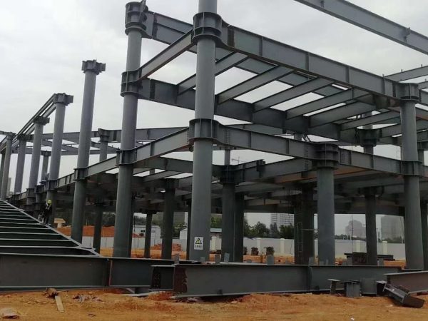 Heavy Load Steel Structure Frame For Large Industrial Projects