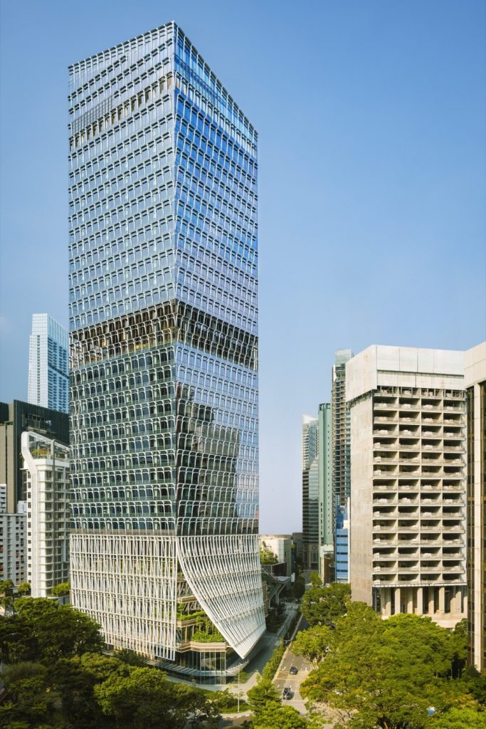 Keppel South Central Singapore, commercial tower curtain wall facade