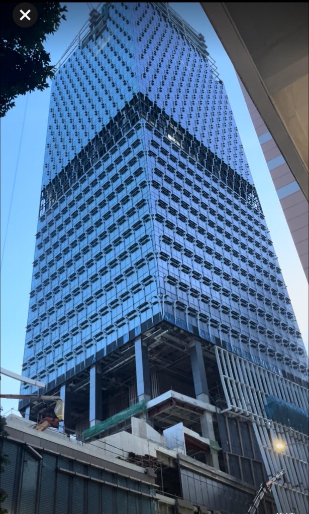 Keppel South Central facade seen from the project site