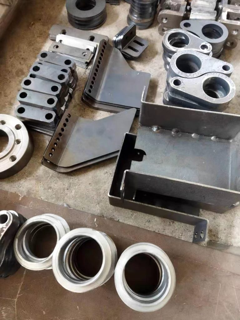Bending & Spot Welding Steel Parts, Custom 2-hole Bent Connecting Brackets